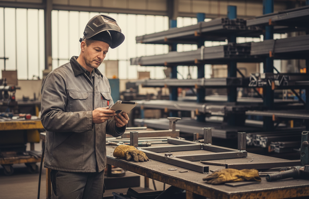 metallbauer-software-tablet-werkstatt-stahlbau